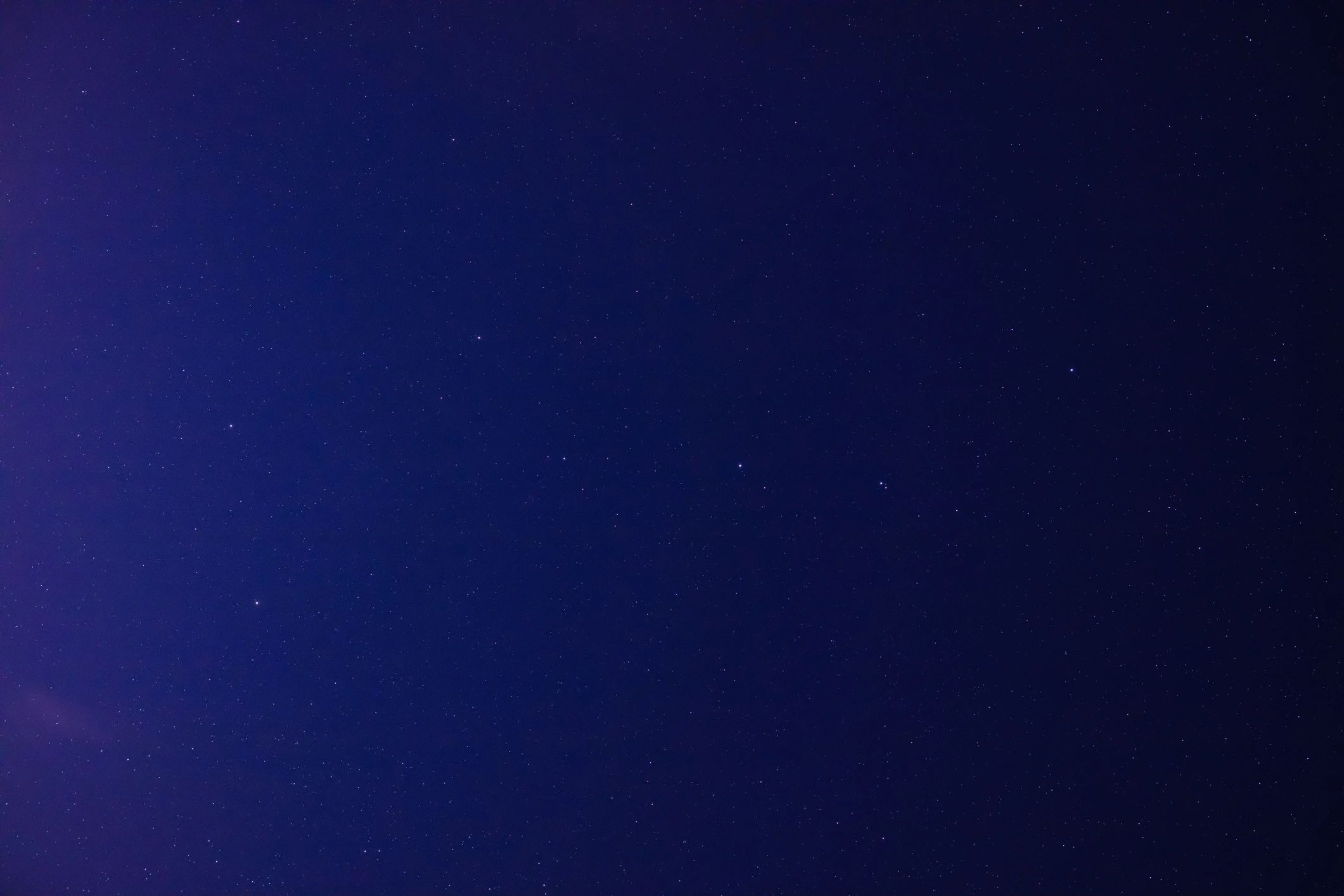 Milky Way stars and constellations on the evening sky